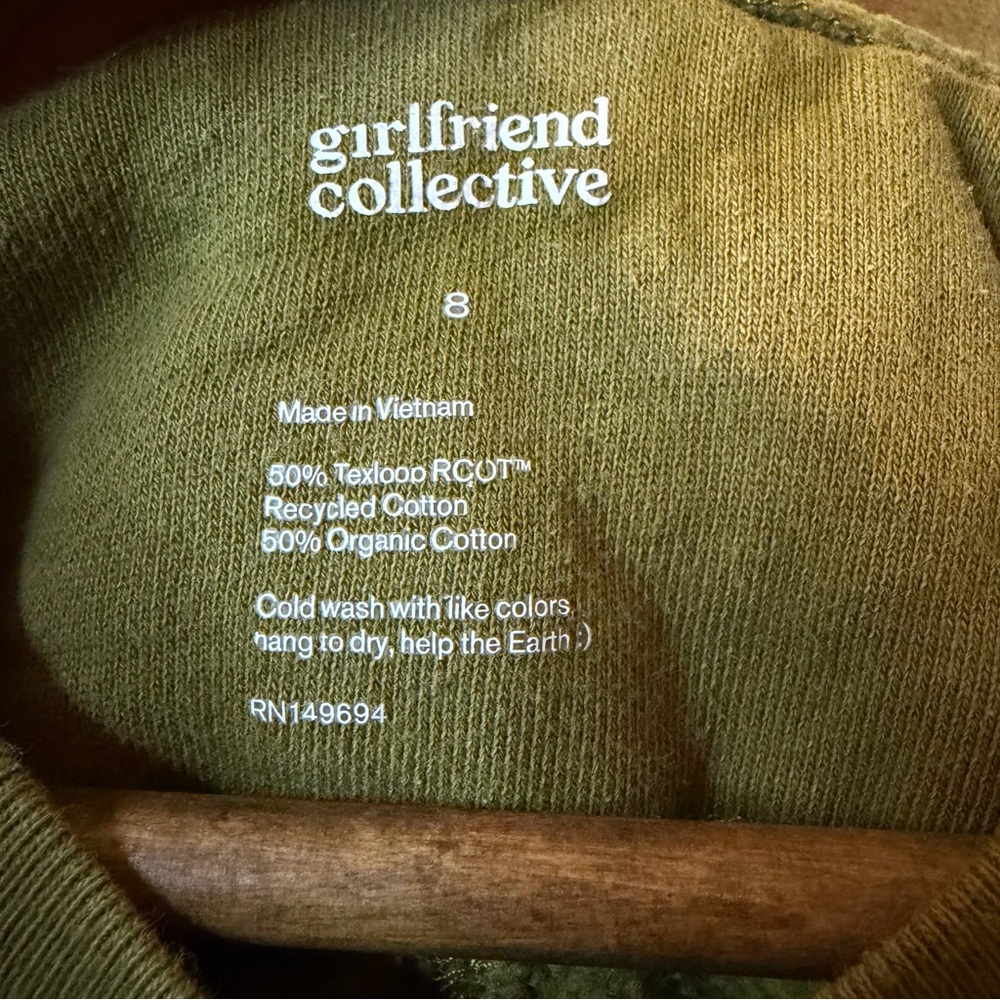 Girlfriend Collective Sweatsuit size 8- see measurements - Picture 4 of 8